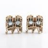 QBDJHWBT SAK-6EN Din Rail Terminal Blocks 10Pcs Connector Screw Connection SAK6EN Wire Conductor view 4