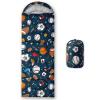 Axolotl Ball 3 Season Waterproof Camping Sleeping Bag for Adults Boys Teens, Lightweight Cold Weather Helmet Star Shoes Sleeping Bag for Hiking Outerdoors, Blue view 1