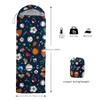 Axolotl Ball 3 Season Waterproof Camping Sleeping Bag for Adults Boys Teens, Lightweight Cold Weather Helmet Star Shoes Sleeping Bag for Hiking Outerdoors, Blue view 3