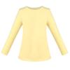 Sunny Fashion 2 Pack Girls Top Tee Shirt Base Layer Long Sleeve Cotton Casual Athletic 9-10 White Yellow view 3