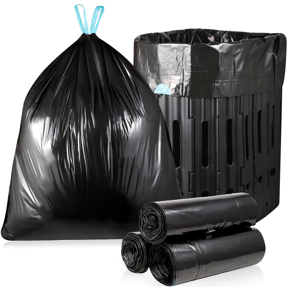 30 Pack Camping Toilet Bags, 8 Gallon Portable Toilet Bags, Toilet Waste Bags, Leak-Proof Potty Liners Trash Bags for Outdoor Camping Toilet Bucket,Traveling, RV Trip