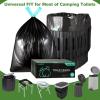 30 Pack Camping Toilet Bags, 8 Gallon Portable Toilet Bags, Toilet Waste Bags, Leak-Proof Potty Liners Trash Bags for Outdoor Camping Toilet Bucket,Traveling, RV Trip view 4