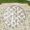 YQOLG87 Sunshade Camouflage Netting,Camo Net Blinds,Reinforce Double Layer Sunscreen Nets,for Car Covers Camping Shooting Hunting,Customizable,5x9m(16 * 29.5ft)-Beige view 2