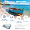 Boat Cover 17-19 ft 1200D Waterproof Boat Covers with Motor Cover Fits Bass Tracker Cover, V-Hull Tri-Hull Bass Boat.Trailerable Marine Grade Boat Cover, Pro-Style Bass Boat with Tightening Strap view 2