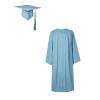 Matte Graduation Cap and Gown 2024 Set Bulk with Bachelor's Degree Tassel Hat & Cape Robe Set for High School & College Sky Blue view 3