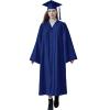 Matte Graduation Cap and Gown 2024 Set Bulk with Bachelor's Degree Tassel Hat & Cape Robe Set for High School & College view 1