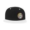 Seal of Milwaukee, Wisconsin Snapback Hat Flat Bill Hat Baseball Cap for Men Women Flat Brim Hats White view 2
