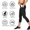 LNFINTDO 3/4 Compression Pants for Men with Pockets Capri Sports Legging Basketball Running Tights Cool Dry Workout Baselayer view 4