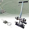 AUTUMFLATGAO Road Line Marking Drawing Machine, Hand Push Tape Sticking Machine, with Drawing Circle Kit, Marking Kit for Basketball Court/Road Warning view 1