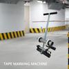 AUTUMFLATGAO Road Line Marking Drawing Machine, Hand Push Tape Sticking Machine, with Drawing Circle Kit, Marking Kit for Basketball Court/Road Warning view 3