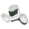 3 in 1 Aluminum Camp Pot, Aluminium Insulated Food Container with Portable Handle Large Capacity Leakproof Lunch Containers for Camping Travel view 1