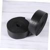 HANABASS Punching Wraping Belt Pu Leather Bike Handlebar Strap Vibration Reduction for Outdoor Cycling Safety view 2