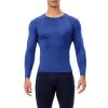 3 Pack Men's Compression Shirt Long Sleeve Workout GMY Baselayers Sport Running T-Shirts Athletic Dry Fit Football Top view 2