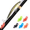 10Pcs Fishings Rod Hook Keeper Fishing Lures Baits Holder Adjust Able Fishings Rod Hook Keeper Small Fishing Tool Plastic Fishing Hook Secure Holder Hook Storage For Fishing Tackle Fishing Hook view 3