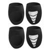 HANABASS 2pairs Reflective Cycling Shoe Covers Warm Windproof Outdoor Overshoes for Men Women Anti-Slip Design for Winter Riding and Night Visibility view 1