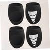 HANABASS 2pairs Reflective Cycling Shoe Covers Warm Windproof Outdoor Overshoes for Men Women Anti-Slip Design for Winter Riding and Night Visibility view 2