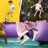 ELUTONG Kids Grip Soccer Socks Anti Slip Football Athletic Sports Crew Socks for 4-16 Years Youth Boys Girls (New Upgrade) view 2