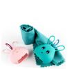 HANABASS 1set Portable Quick Drying Exercise Towel Silicone Cover Cold Towel for Outdoor Sports and Travel Lint and for -Term Use view 3
