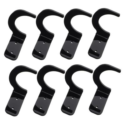 Anneome 4pairs Baseball Bat Wall Mount Softball Bat Rack Hockey Stick Storage Holder