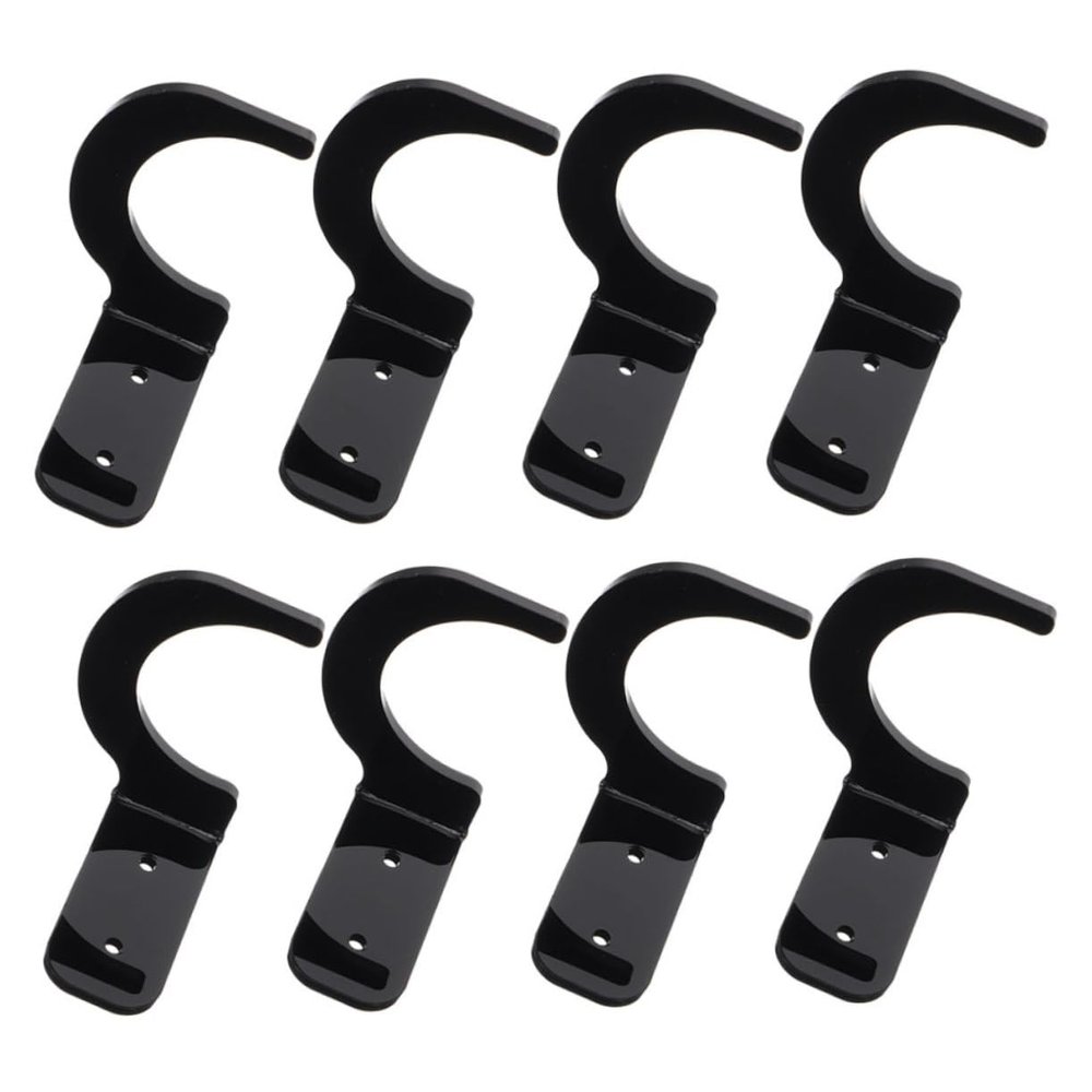 Anneome 4pairs Baseball Bat Wall Mount Softball Bat Rack Hockey Stick Storage Holder