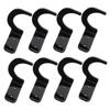 Anneome 4pairs Baseball Bat Wall Mount Softball Bat Rack Hockey Stick Storage Holder view 1