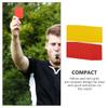 Anneome 20pcs Professional Soccer Referee Kit Red Yellow Cards Football Accessories Multi-Function Soccer Judge Cards view 2