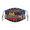 QFZ Husband dad Cornhole Legend Durable Masks for Work Play view 1