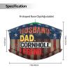 QFZ Husband dad Cornhole Legend Durable Masks for Work Play view 4