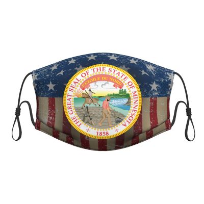 QFZ State Seal of Minnesota Durable Masks for Work Play