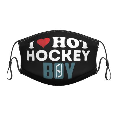 QFZ I Love Hot Hockey Boys Durable Masks for Work Play