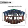 QFZ of Course I'm Right I'm Bob Durable Masks for Work Play view 4