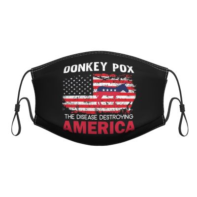 QFZ Donkey Pox The Disease Destroying America Durable Masks for Work Play