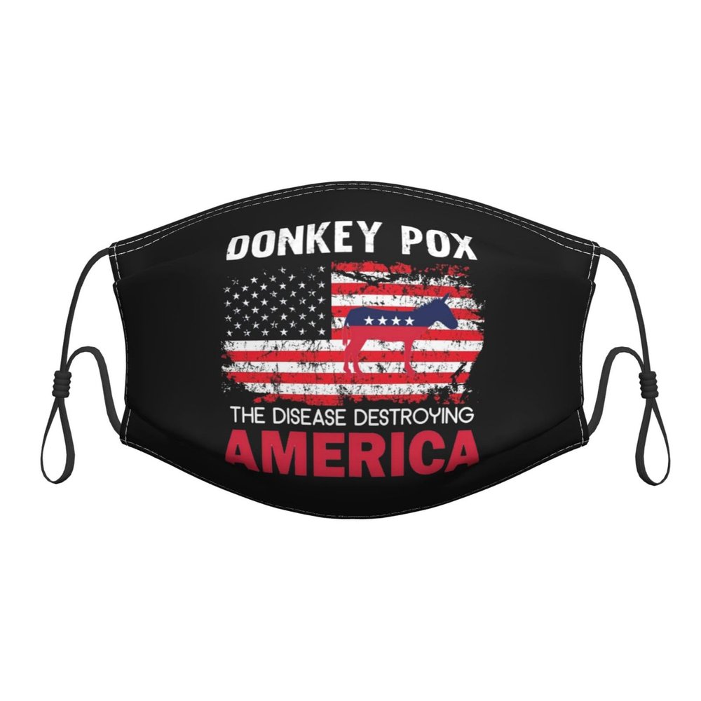 QFZ Donkey Pox The Disease Destroying America Durable Masks for Work Play