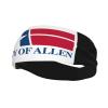 Flag of Allen, Texas Headbands for Women Men Sports Headband Outdoor Interior Breathable Sports Wicking Hair Ties Leisure Hair Bands view 1