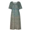 SGASY Summer Dresses for Women 2025 Short Sleeve Crew Neck Printed Sundress Casual Wedding Guest Dresses with Pockets view 3