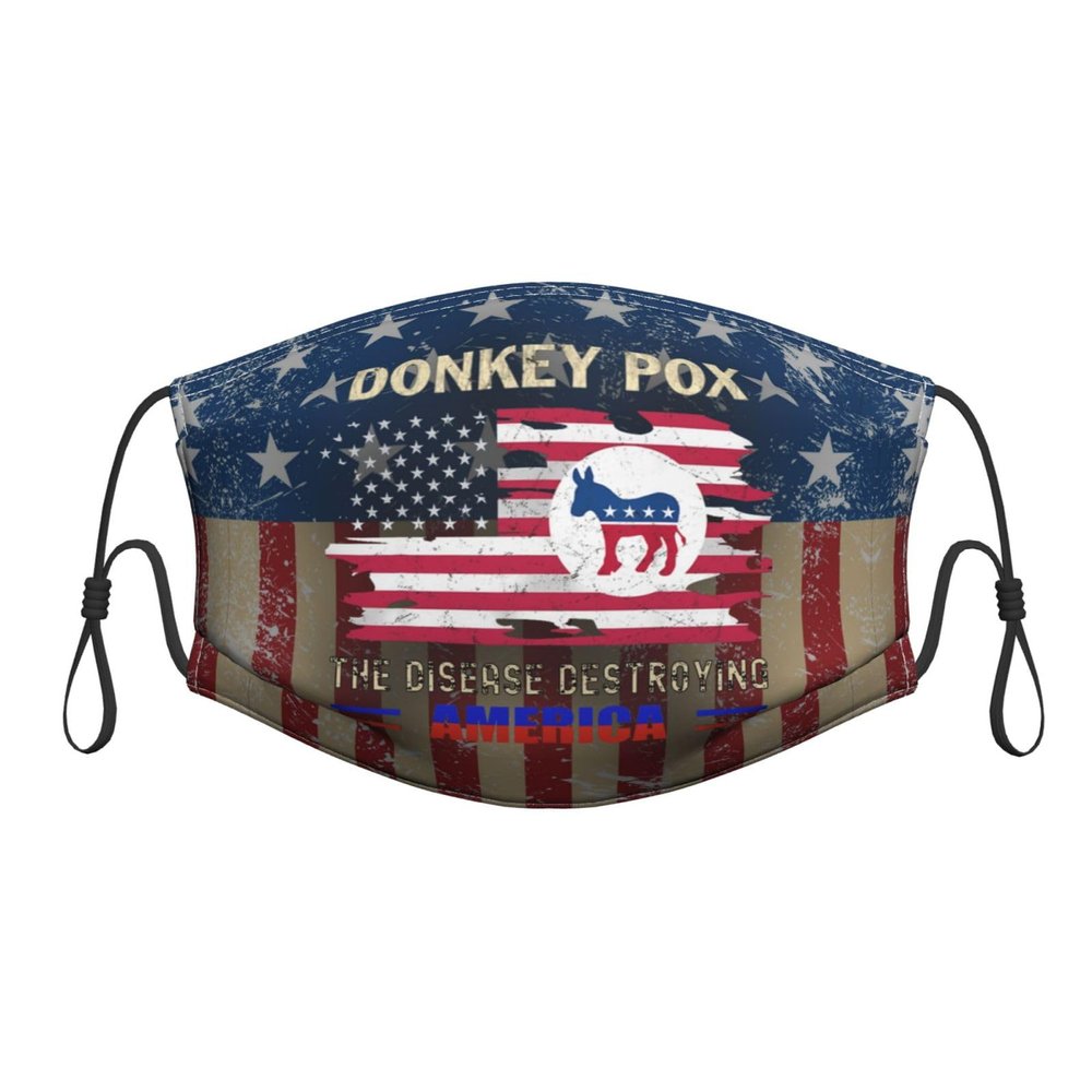 QFZ Donkey Pox The Disease Destroying America Durable Masks for Work Play