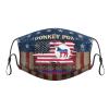 QFZ Donkey Pox The Disease Destroying America Durable Masks for Work Play view 1