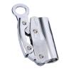 Menolana Alloy Steel Strong Bearing Arrest Rope Grab, Climbing Rope Grab for Work, Rappelling Gear Equipment Mountaineering, Round Hole view 1
