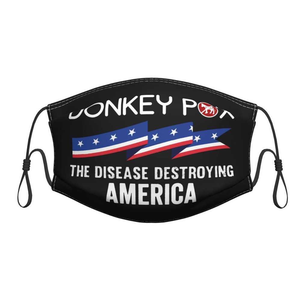 QFZ Donkey Pox The Disease Destroying America Durable Masks for Work Play