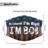 QFZ of Course I'm Right I'm Bob Durable Masks for Work Play view 4