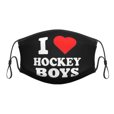 QFZ I Love Hot Hockey Boys Durable Masks for Work Play