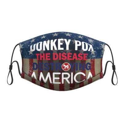 QFZ Donkey Pox The Disease Destroying America Durable Masks for Work Play