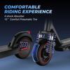Alloweek Electric Scooter, 10" Solid Tires, 500W Motor, 22Mph, 22/28/52 Miles Long Range, Folding E-Scooter with Dual Suspension and Braking System (A1MAX) view 3