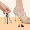 SHIDXIB 4Pcs Rhinestone Elastic Band Shoe Strap Crystal Shoelace For High Heel Strap Women Shoes Sneakers Strings Anti-Loose Straps view 2