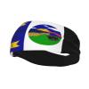 Alleghany County Flag Headbands for Women Men Sports Headband Outdoor Interior Breathable Sports Wicking Hair Ties Leisure Hair Bands view 1