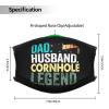QFZ Husband dad Cornhole Legend Durable Masks for Work Play view 4