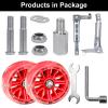 FORTOP Bike Training Wheels, Pair of Heavy Duty Rear with Stabilizers Mounted Kit for 16 18 20 22 inch Kids Boy Girls Variable Bike (Ren) view 3