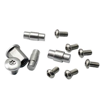 UPFIST 1 Full Set Stainless Steel Screw Fit for Demko AD20.5, Custom Handle Patch Screw Set (Size : Silver)