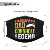 QFZ Husband dad Cornhole Legend Durable Masks for Work Play view 4