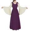 CARUHIF Women's Renaissance Costume Medieval Dress Halloween Costume(2022048VT,L) view 2